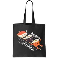 Sushi Sliding On Chopsticks Funny Graphic Plus Size Shirt For Girl Boy Unisex Bag