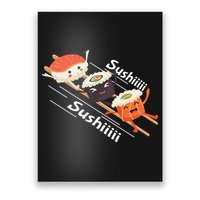 Sushi Sliding On Chopsticks Funny Graphic Plus Size Shirt For Girl Boy Unisex Poster