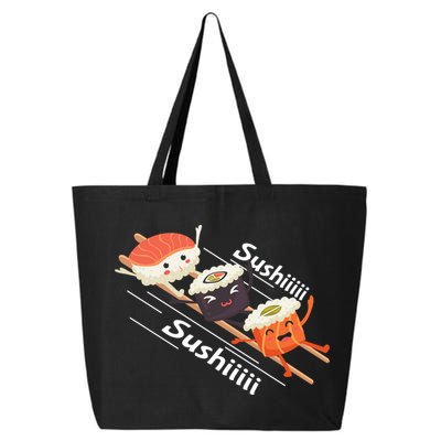Sushi Sliding On Chopsticks Funny Graphic Plus Size Shirt For Girl Boy Unisex 25L Jumbo Tote