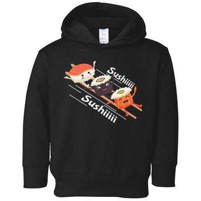Sushi Sliding On Chopsticks Funny Graphic Plus Size Shirt For Girl Boy Unisex Toddler Hoodie