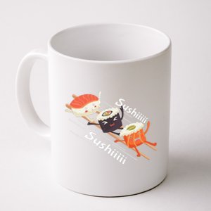 Sushi Sliding On Chopsticks Funny Graphic Plus Size Shirt For Girl Boy Unisex Coffee Mug