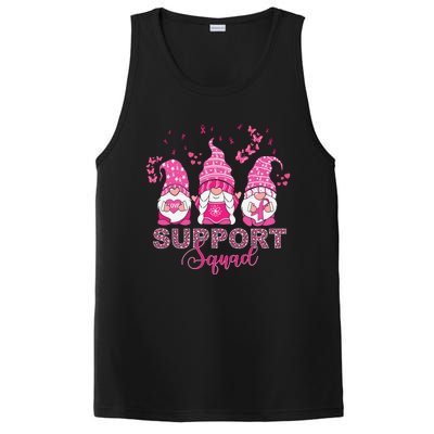 Support Squad Pink Ribbon Gnome Leopard Breast Cancer Funny Gift Funny Gift PosiCharge Competitor Tank