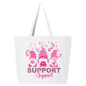 Support Squad Pink Ribbon Gnome Leopard Breast Cancer Funny Gift Funny Gift 25L Jumbo Tote