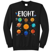 Solar System Planets Eight 8 Years Old 8th Birthday Sweatshirt