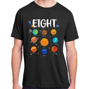 Solar System Planets Eight 8 Years Old 8th Birthday Adult ChromaSoft Performance T-Shirt