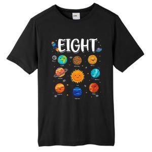 Solar System Planets Eight 8 Years Old 8th Birthday Tall Fusion ChromaSoft Performance T-Shirt