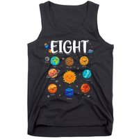 Solar System Planets Eight 8 Years Old 8th Birthday Tank Top