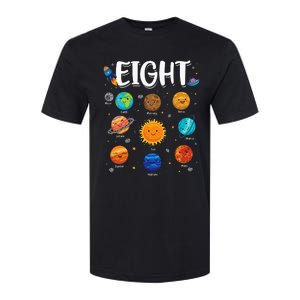 Solar System Planets Eight 8 Years Old 8th Birthday Softstyle CVC T-Shirt