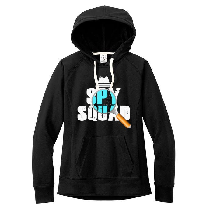 Spy Squad Police Crime Investigator Private Detective Team Women's Fleece Hoodie