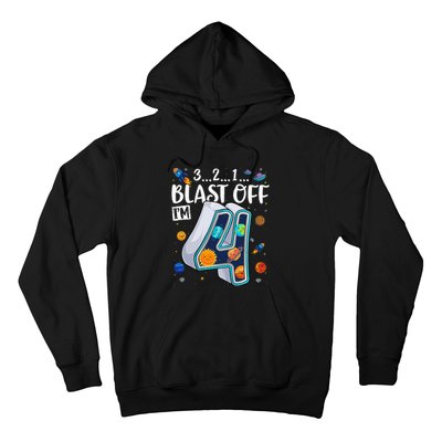 Solar System Planets Four 4 Years Old 4th Birthday Hoodie