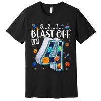 Solar System Planets Four 4 Years Old 4th Birthday Premium T-Shirt