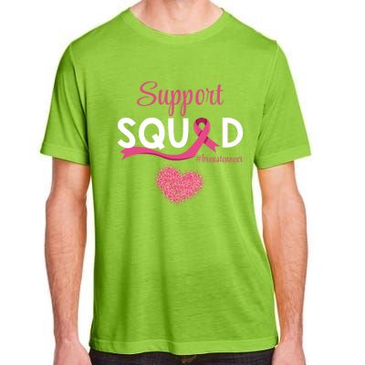 Support Squad Pink Ribbon Supporting Breast Cancer Warriors Great Gift Adult ChromaSoft Performance T-Shirt