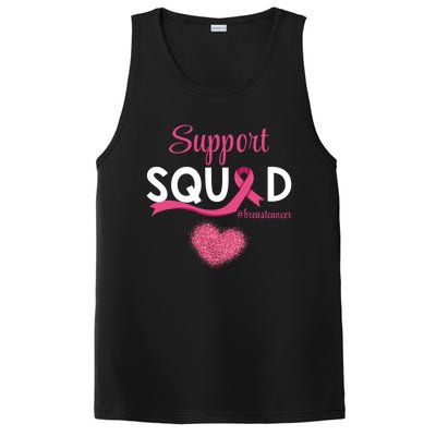 Support Squad Pink Ribbon Supporting Breast Cancer Warriors Great Gift PosiCharge Competitor Tank