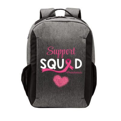 Support Squad Pink Ribbon Supporting Breast Cancer Warriors Great Gift Vector Backpack