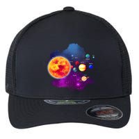 Solar System Planets For Astronomy And Space Geeks Flexfit Unipanel Trucker Cap