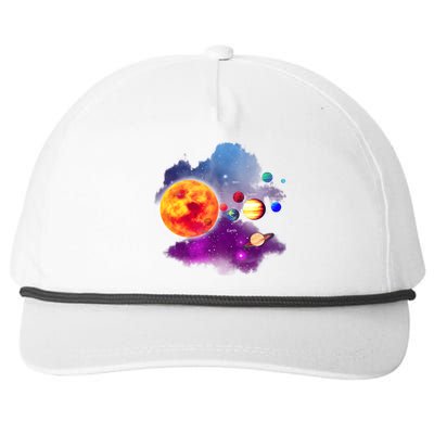 Solar System Planets For Astronomy And Space Geeks Snapback Five-Panel Rope Hat