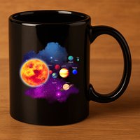 Solar System Planets For Astronomy And Space Geeks 11oz C Handle Ceramic Mug