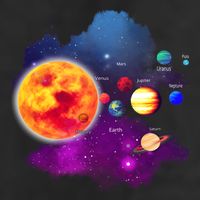 Solar System Planets For Astronomy And Space Geeks Trucker Hat