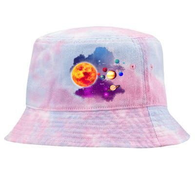 Solar System Planets For Astronomy And Space Geeks Tie-Dyed Bucket Hat