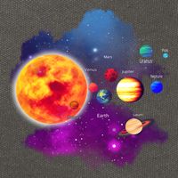 Solar System Planets For Astronomy And Space Geeks Cotton Canvas Backpack