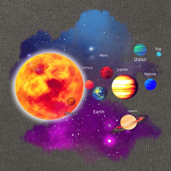 Solar System Planets For Astronomy And Space Geeks Cotton Canvas Backpack