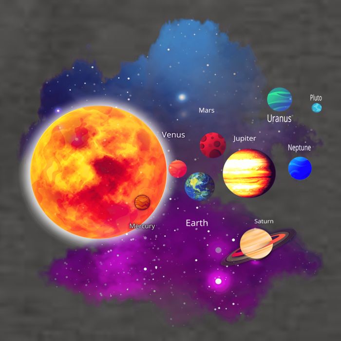 Solar System Planets For Astronomy And Space Geeks Vector Backpack