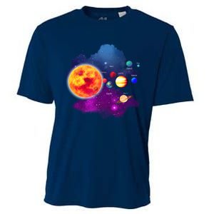 Solar System Planets For Astronomy And Space Geeks Cooling Performance Crew T-Shirt