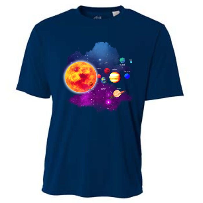 Solar System Planets For Astronomy And Space Geeks Cooling Performance Crew T-Shirt