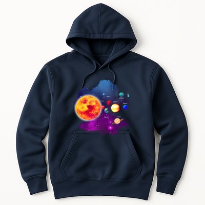 Solar System Planets For Astronomy And Space Geeks Hoodie