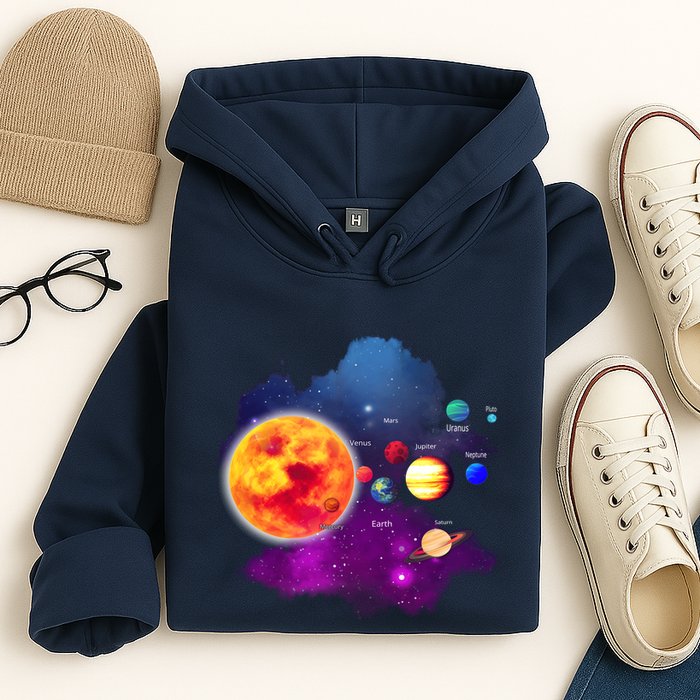 Solar System Planets For Astronomy And Space Geeks Hoodie