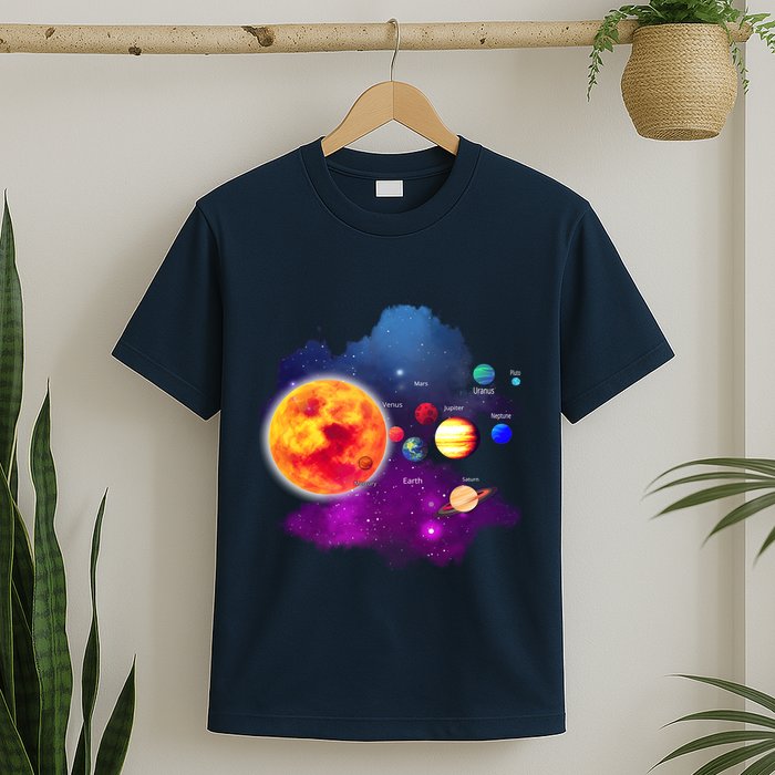 Solar System Planets For Astronomy And Space Geeks T-Shirt
