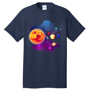 Solar System Planets For Astronomy And Space Geeks Tall T-Shirt