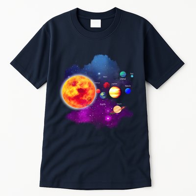 Solar System Planets For Astronomy And Space Geeks Tall T-Shirt