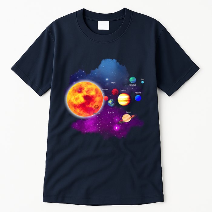 Solar System Planets For Astronomy And Space Geeks Tall T-Shirt