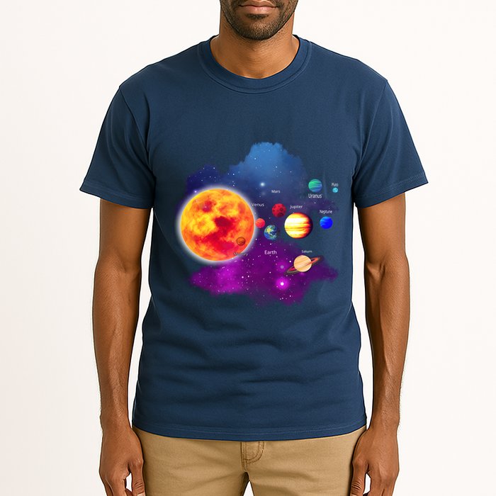 Solar System Planets For Astronomy And Space Geeks Tall T-Shirt