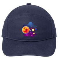 Solar System Planets For Astronomy And Space Geeks 7-Panel Snapback Hat