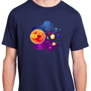 Solar System Planets For Astronomy And Space Geeks Adult ChromaSoft Performance T-Shirt