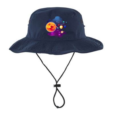 Solar System Planets For Astronomy And Space Geeks Legacy Cool Fit Booney Bucket Hat