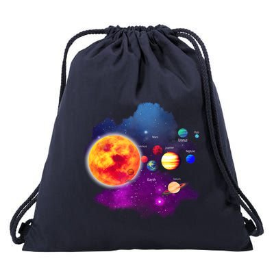 Solar System Planets For Astronomy And Space Geeks Drawstring Bag