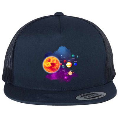 Solar System Planets For Astronomy And Space Geeks Flatbill Hat