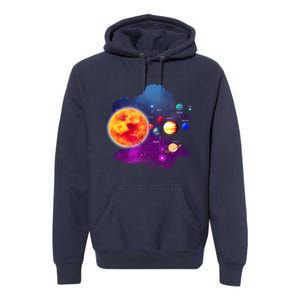 Solar System Planets For Astronomy And Space Geeks Premium Hoodie