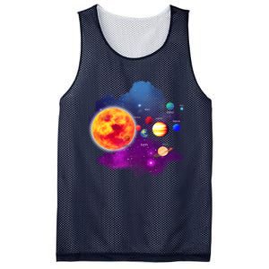 Solar System Planets For Astronomy And Space Geeks Mesh Reversible Basketball Jersey Tank