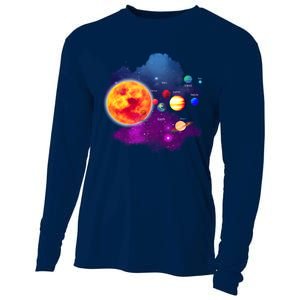 Solar System Planets For Astronomy And Space Geeks Cooling Performance Long Sleeve Crew