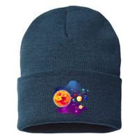 Solar System Planets For Astronomy And Space Geeks Sustainable Knit Beanie