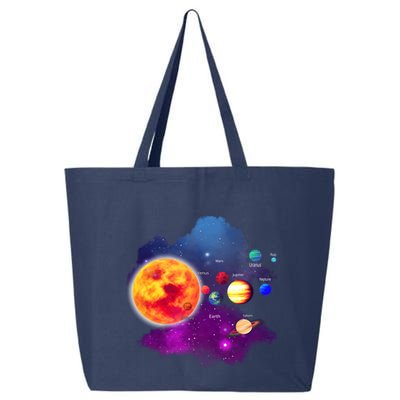 Solar System Planets For Astronomy And Space Geeks 25L Jumbo Tote