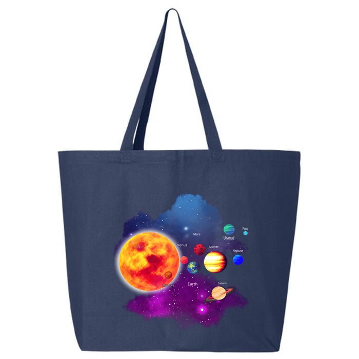 Solar System Planets For Astronomy And Space Geeks 25L Jumbo Tote