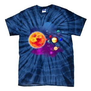 Solar System Planets For Astronomy And Space Geeks Tie-Dye T-Shirt