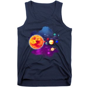 Solar System Planets For Astronomy And Space Geeks Tank Top