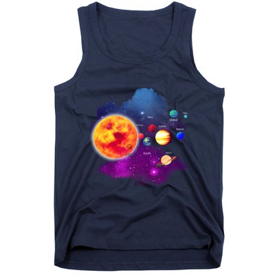 Solar System Planets For Astronomy And Space Geeks Tank Top