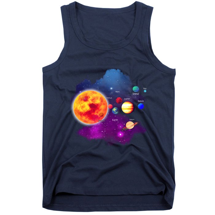 Solar System Planets For Astronomy And Space Geeks Tank Top